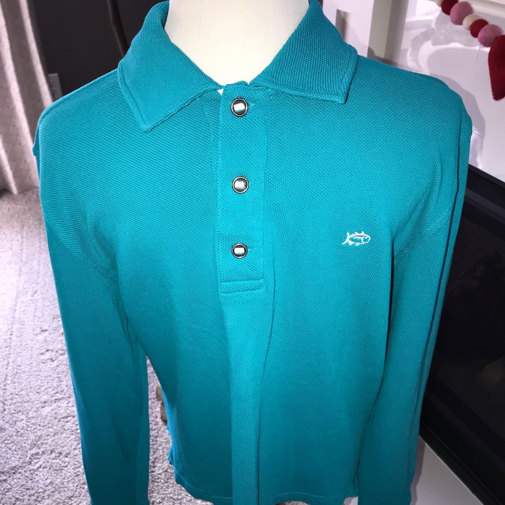 Southern Tide Long Sleeve Polo Shirt